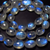 Awesome - AAAA - High Quality So Gorgeous - Rainbow MOONSTONE - Smooth Oval Briolett Amazing Rainbow Blue Fire huge size 7x9.5- 11x14 mm - 41 pcs